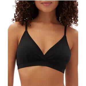 GAP GapBody Women's Breathe Full Coverage Bralette GPW00153 Large Black